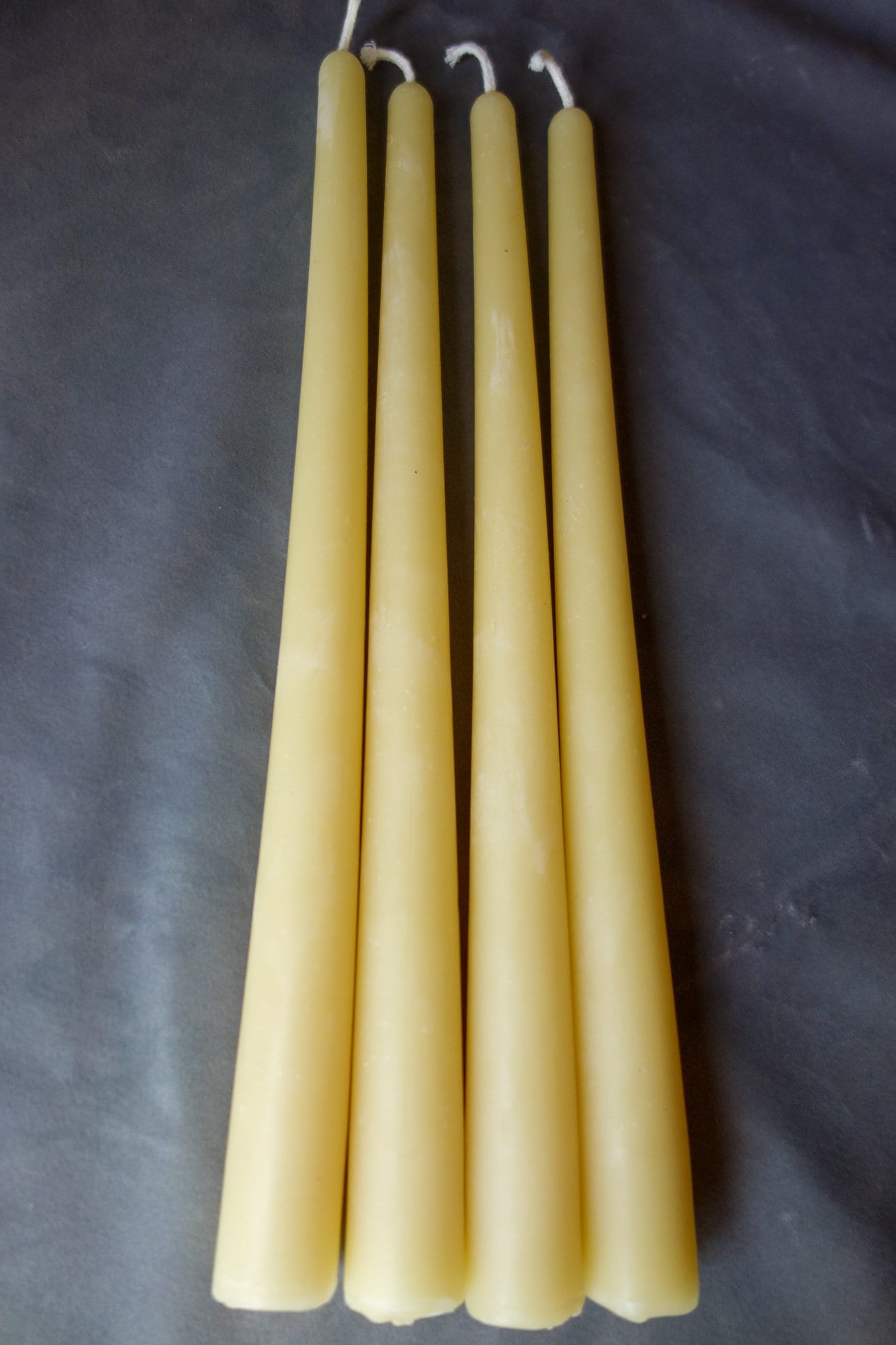 Pure natural beeswax 10 inch tapers natural yellow beeswax or white beeswax